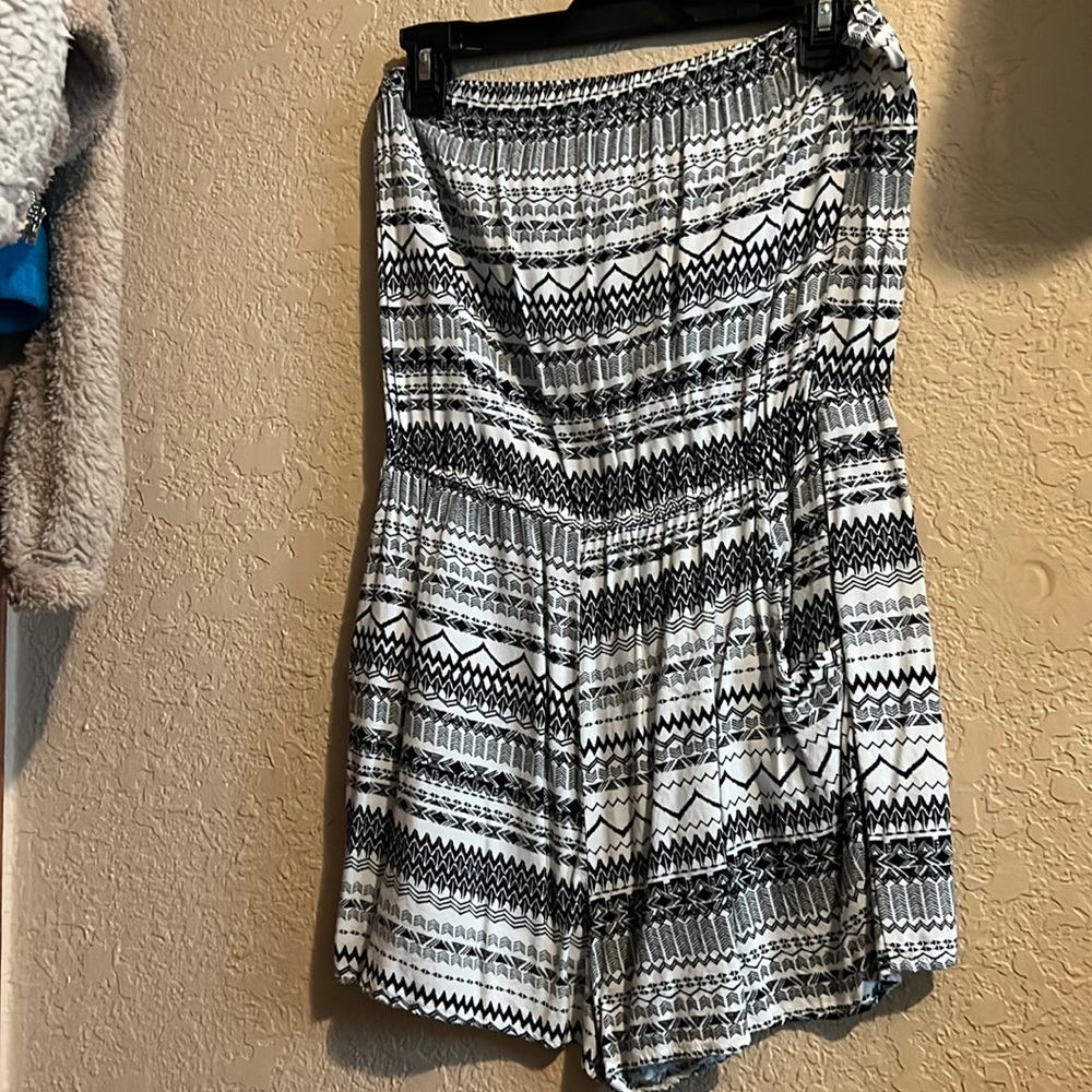 Strapless Romper